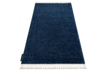 Dywany Łuszczów, Kusový koberec Berber 9000 navy, 160x220, modrá, obývacia izba