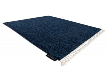 Dywany Łuszczów, Kusový koberec Berber 9000 navy, 160x220, modrá, obývacia izba