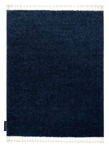 Dywany Łuszczów, Kusový koberec Berber 9000 navy, 160x220, modrá, obývacia izba