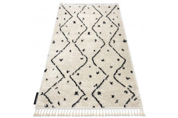 Dywany Łuszczów, Kusový koberec Berber Tetuan B751 cream, 80x150, biela, obývacia izba