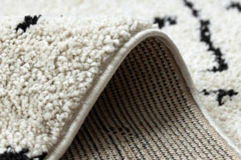 Dywany Łuszczów, Kusový koberec Berber Tetuan B751 cream, 80x150, biela, obývacia izba