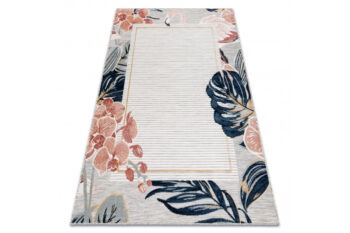 Dywany Łuszczów, Kusový koberec Botanic 65240 Flamingo grey – na von aj na doma, 117x170, viacfarebná, chodba / predsieň
