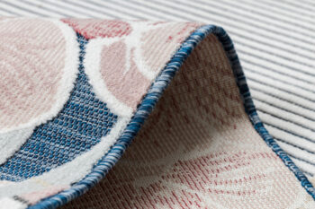 Dywany Łuszczów, Kusový koberec Botanic 65240 Flamingo navy – na von aj na doma, 157x220, modrá, chodba / predsieň