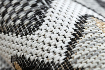 Dywany Łuszczów, Kusový koberec Cooper Sisal Diamonds 22217 ecru/black – na von aj na doma, 160x220, šedá, viacfarebná, chodba / predsieň