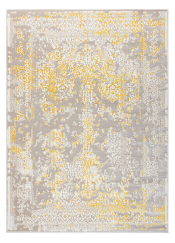 Dywany Łuszczów, Kusový koberec Core 3807 Ornament Vintage beige/gold, 80x150, žltá, chodba / predsieň