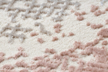 Dywany Łuszczów, Kusový koberec Core A004 Frame beige/pink, 180x270, ružová, chodba / predsieň