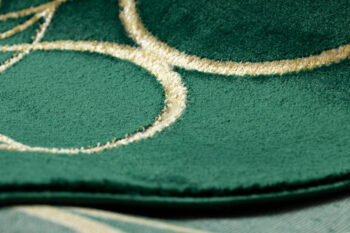 Dywany Łuszczów, Kusový koberec Emerald 1010 green and gold, 160x220, zelená, kancelária