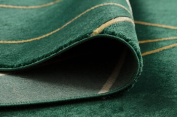 Dywany Łuszczów, Kusový koberec Emerald 1013 green and gold, 160x220, zelená, chodba / predsieň