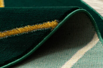 Dywany Łuszczów, Kusový koberec Emerald 1013 green and gold kruh, 120x120 (priemer) kruh, zelená, chodba / predsieň