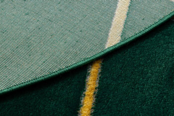 Dywany Łuszczów, Kusový koberec Emerald 1013 green and gold kruh, 120x120 (priemer) kruh, zelená, chodba / predsieň