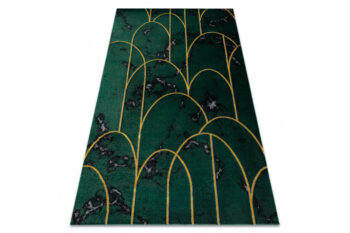 Dywany Łuszczów, Kusový koberec Emerald 1016 green and gold, 200x290, zelená, kancelária