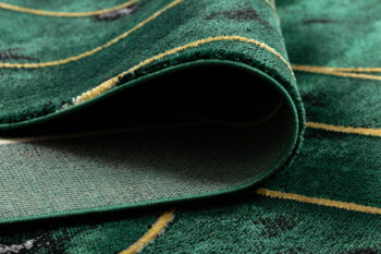 Dywany Łuszczów, Kusový koberec Emerald 1016 green and gold, 200x290, zelená, kancelária