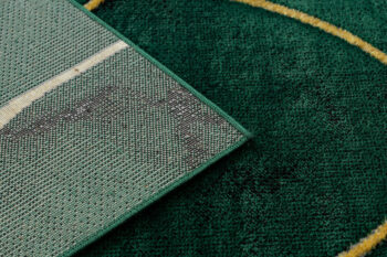 Dywany Łuszczów, Kusový koberec Emerald 1016 green and gold, 200x290, zelená, kancelária