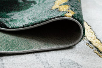 Dywany Łuszczów, Kusový koberec Emerald 1017 green and gold, 160x220, zelená, kancelária