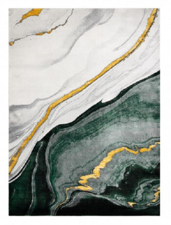 Dywany Łuszczów, Kusový koberec Emerald 1017 green and gold, 180x270, zelená, kancelária