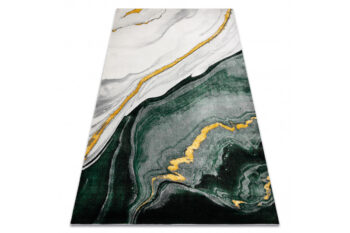 Dywany Łuszczów, Kusový koberec Emerald 1017 green and gold, 200x290, zelená, kancelária