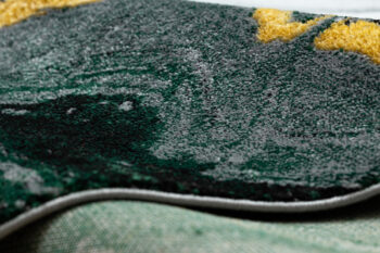 Dywany Łuszczów, Kusový koberec Emerald 1017 green and gold, 200x290, zelená, kancelária