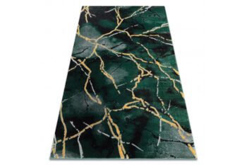 Dywany Łuszczów, Kusový koberec Emerald 1018 green and gold, 240x330, zelená, kancelária