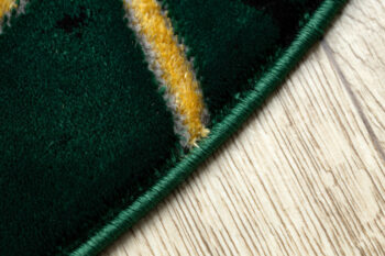 Dywany Łuszczów, Kusový koberec Emerald 1020 green and gold kruh, 160x160 (priemer) kruh, zelená, obývacia izba