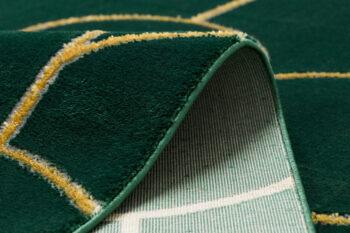 Dywany Łuszczów, Kusový koberec Emerald 1021 green and gold, 140x190, zelená, kancelária
