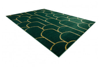 Dywany Łuszczów, Kusový koberec Emerald 1021 green and gold, 180x270, zelená, kancelária