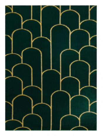 Dywany Łuszczów, Kusový koberec Emerald 1021 green and gold, 180x270, zelená, kancelária