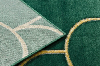 Dywany Łuszczów, Kusový koberec Emerald 1021 green and gold, 180x270, zelená, kancelária