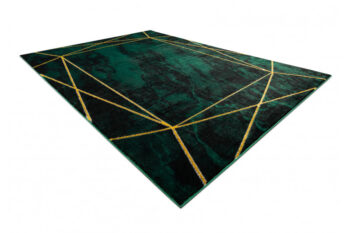 Dywany Łuszczów, Kusový koberec Emerald 1022 green and gold, 180x270, zelená, kancelária