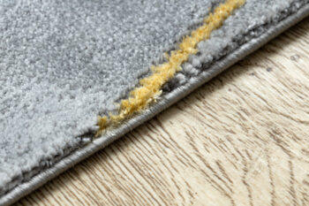 Dywany Łuszczów, Kusový koberec Emerald 1022 grey and gold, 200x290, šedá, chodba / predsieň