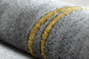 Dywany Łuszczów, Kusový koberec Emerald 1022 grey and gold, 200x290, šedá, chodba / predsieň