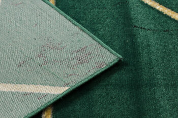 Dywany Łuszczów, Kusový koberec Emerald geometric 1012 green and gold, 120x170, zelená, chodba / predsieň