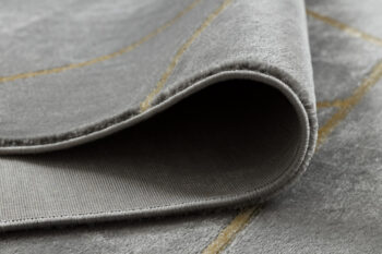 Dywany Łuszczów, Kusový koberec Emerald geometric 1012 grey and gold, 200x290, šedá, chodba / predsieň