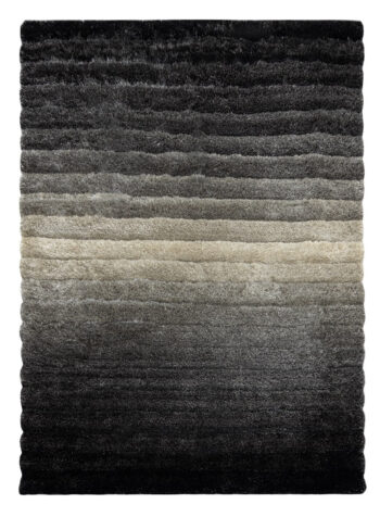 Dywany Łuszczów, Kusový koberec Flim 007-B6 Stripes grey, 80x150, šedá, obývacia izba