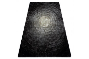 Dywany Łuszczów, Kusový koberec Flim 008-B2 Circles grey, 80x150, šedá, obývacia izba