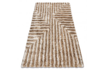 Dywany Łuszczów, Kusový koberec Flim 010-B1 beige, 120x160, béžová, obývacia izba