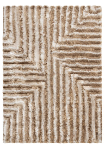 Dywany Łuszczów, Kusový koberec Flim 010-B1 beige, 120x160, béžová, obývacia izba