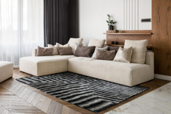 Dywany Łuszczów, Kusový koberec Flim 010-B3 grey, 80x150, šedá, obývacia izba