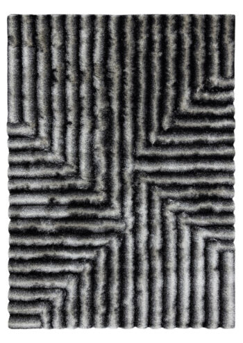 Dywany Łuszczów, Kusový koberec Flim 010-B3 grey, 80x150, šedá, obývacia izba