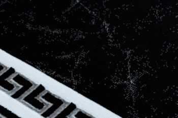 Dywany Łuszczów, Kusový koberec Gloss 2813 87 greek black/grey, 280x370, čiernobiela, chodba / predsieň