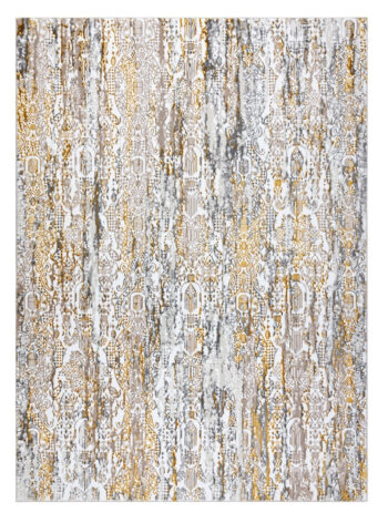 Dywany Łuszczów, Kusový koberec Gloss 8487 63 Ornament gold/beige, 80x150, béžová, viacfarebná, kancelária