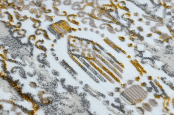 Dywany Łuszczów, Kusový koberec Gloss 8487 63 Ornament gold/beige, 80x150, béžová, viacfarebná, kancelária