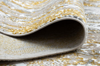 Dywany Łuszczów, Kusový koberec Gloss 8487 63 Ornament gold/beige, 80x150, béžová, viacfarebná, kancelária