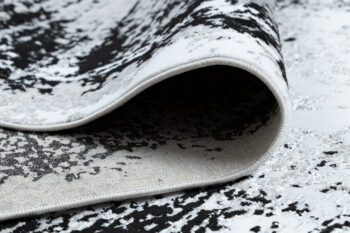 Dywany Łuszczów, Kusový koberec Gloss 8493 78 Vintage grey/black, 80x150, šedá, kancelária
