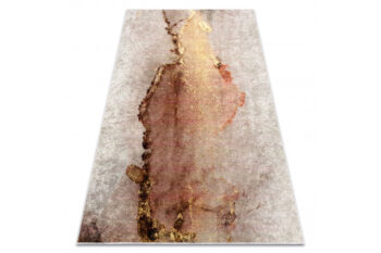 Dywany Łuszczów, Kusový koberec Miro 512101.801 beige/gold, 160x220, béžová, chodba / predsieň