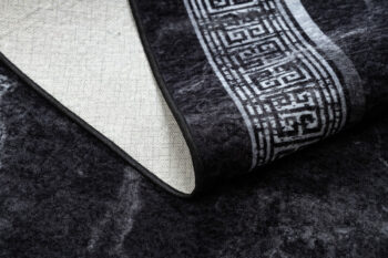Dywany Łuszczów, Kusový koberec Miro 51278.810 Marble black/white, 160x220, čiernobiela, chodba / predsieň