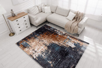 Dywany Łuszczów, Kusový koberec Miro 51454.802 navy/beige, 120x170, viacfarebná, chodba / predsieň