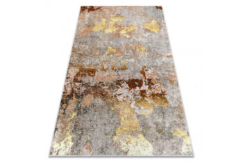 Dywany Łuszczów, Kusový koberec Miro 51463.802 Abstraction grey/gold, 160x220, viacfarebná, detská izba