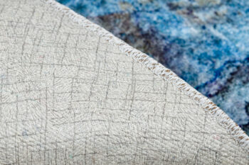 Dywany Łuszczów, Kusový koberec Miro 51709.803 blue/gold, 160x220, viacfarebná, chodba / predsieň
