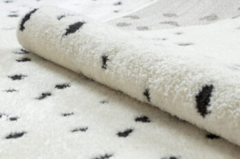 Dywany Łuszczów, Kusový koberec Mode 8508 cream/black, 180x270, biela, chodba / predsieň