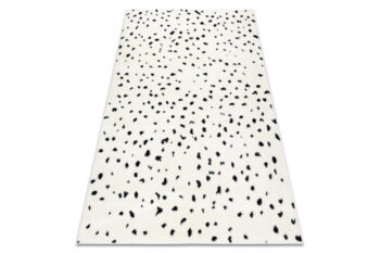 Dywany Łuszczów, Kusový koberec Mode 8508 cream/black, 200x290, biela, chodba / predsieň